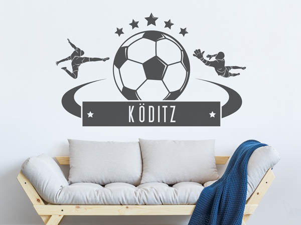 Wandtattoo Köditz Fußball