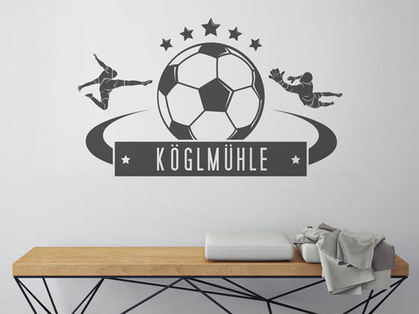 Wandtattoo Köglmühle Fußball