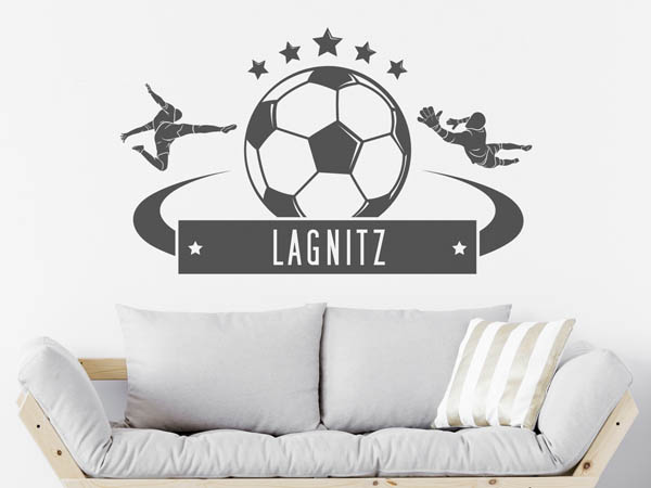 Wandtattoo Lagnitz Fußball
