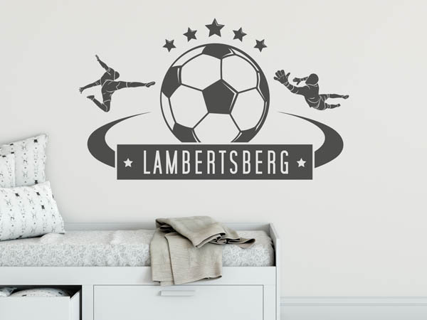 Wandtattoo Lambertsberg Fußball