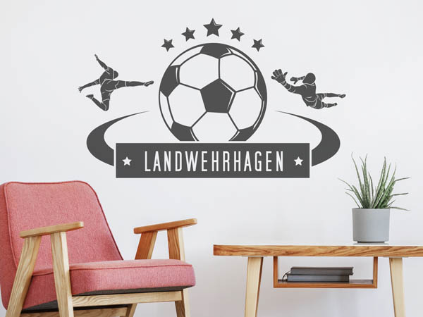 Wandtattoo Landwehrhagen Fußball