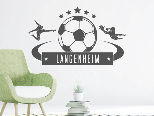Wandtattoo Langenheim Fußball