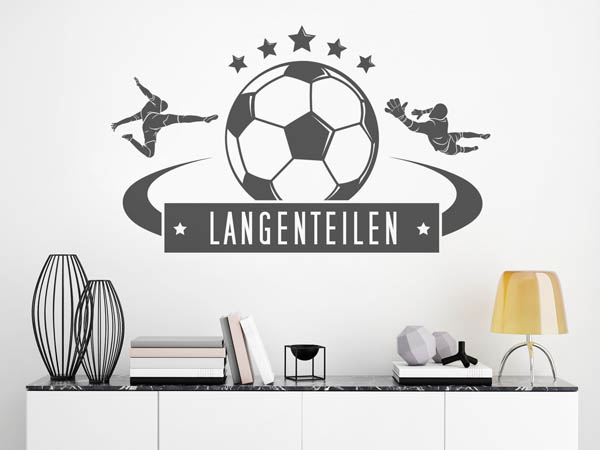 Wandtattoo Langenteilen Fußball