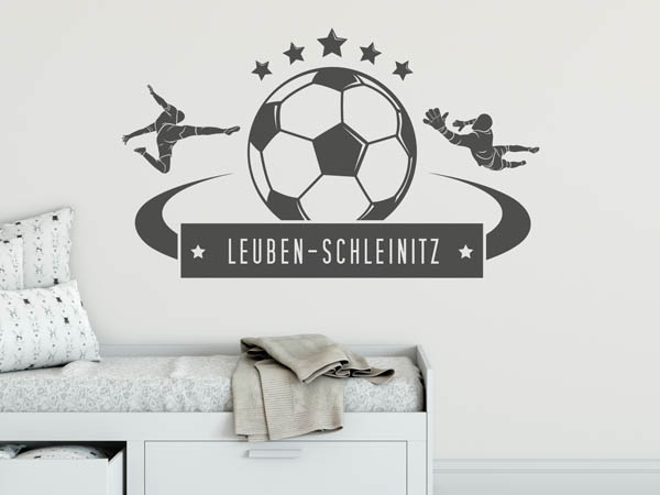 Wandtattoo Leuben-Schleinitz Fußball