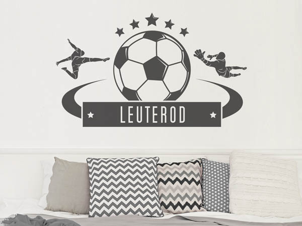 Wandtattoo Leuterod Fußball