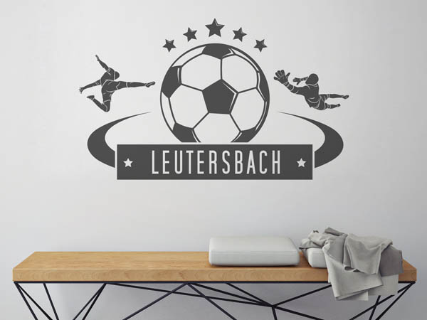 Wandtattoo Leutersbach Fußball