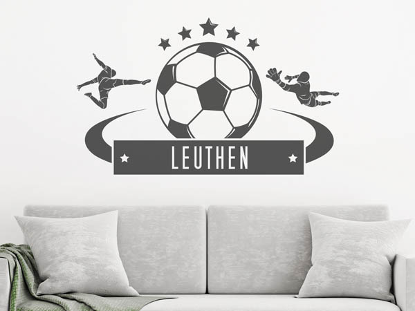 Wandtattoo Leuthen Fußball