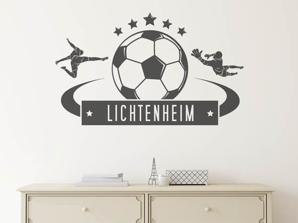 Wandtattoo Lichtenheim Fußball