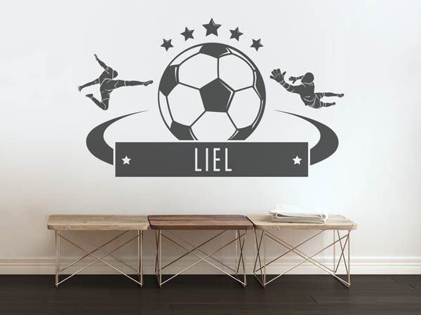 Wandtattoo Liel Fußball