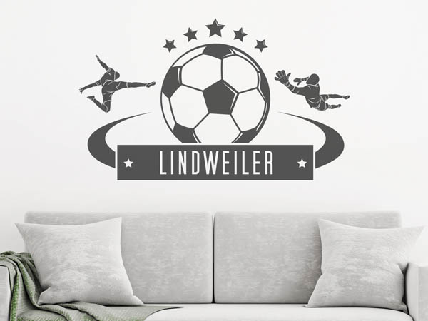 Wandtattoo Lindweiler Fußball