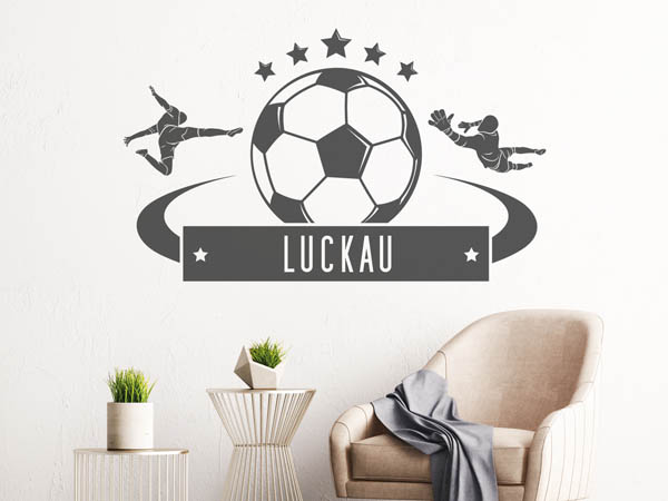 Wandtattoo Luckau Fußball