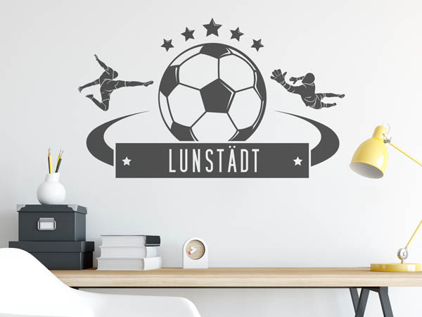 Wandtattoo Lunstädt Fußball