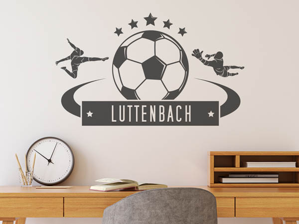 Wandtattoo Luttenbach Fußball