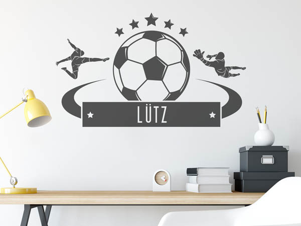 Wandtattoo Lütz Fußball