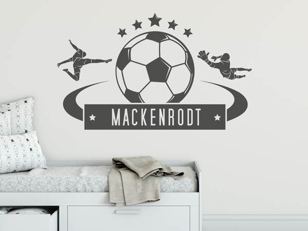 Wandtattoo Mackenrodt Fußball