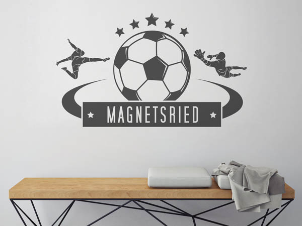 Wandtattoo Magnetsried Fußball