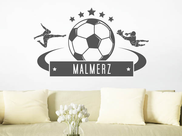 Wandtattoo Malmerz Fußball