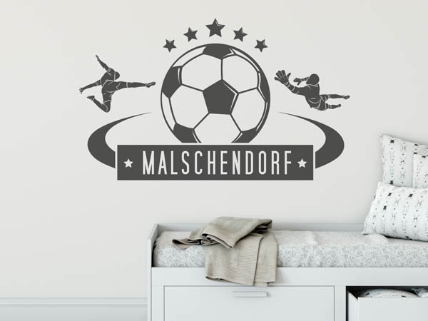 Wandtattoo Malschendorf Fußball