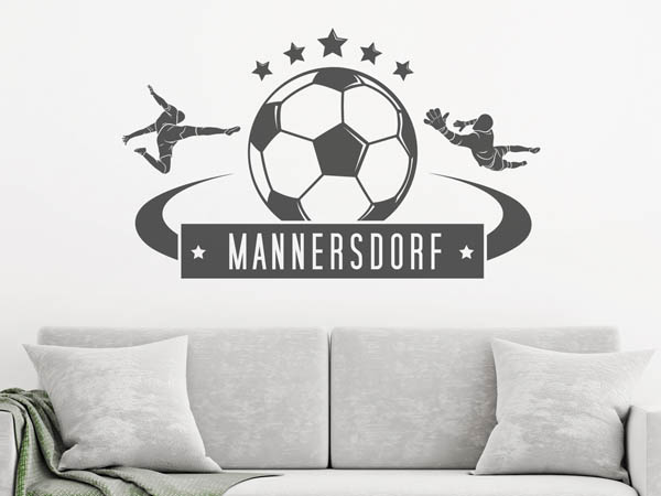 Wandtattoo Mannersdorf Fußball