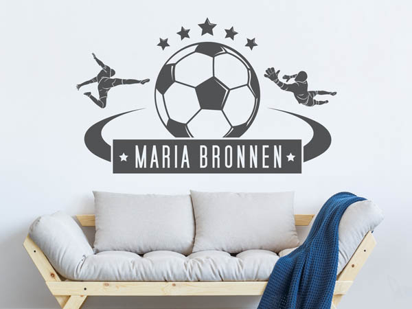 Wandtattoo Maria Bronnen Fußball