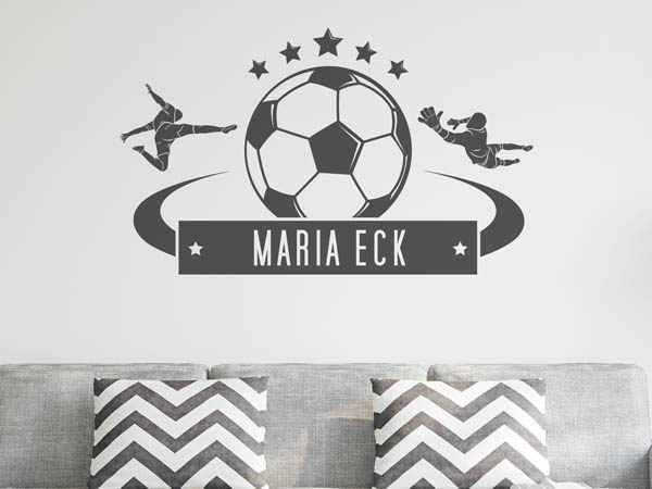 Wandtattoo Maria Eck Fußball