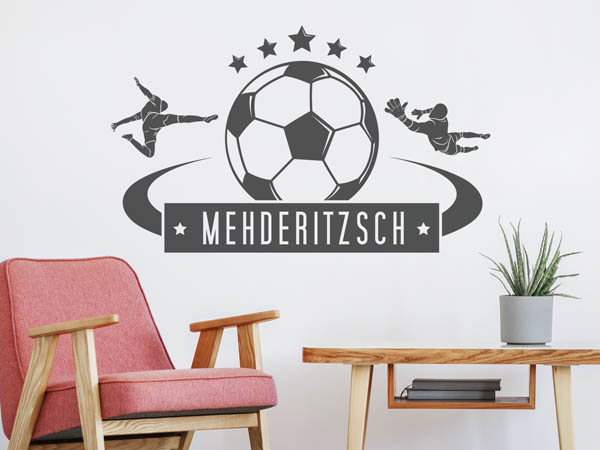Wandtattoo Mehderitzsch Fußball