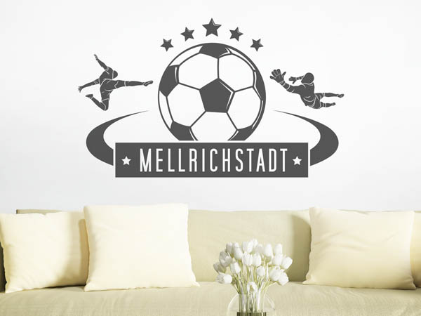 Wandtattoo Mellrichstadt Fußball