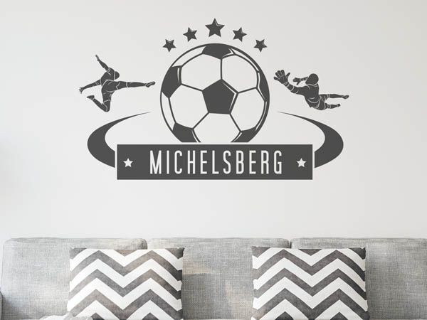 Wandtattoo Michelsberg Fußball