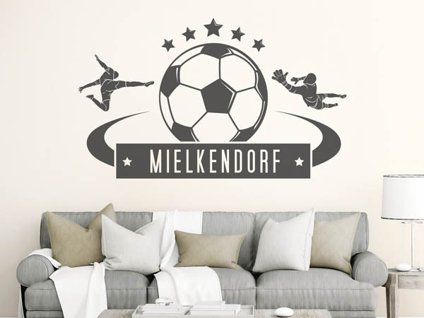 Wandtattoo Mielkendorf Fußball