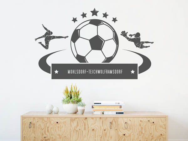 Wandtattoo Mohlsdorf-Teichwolframsdorf Fußball