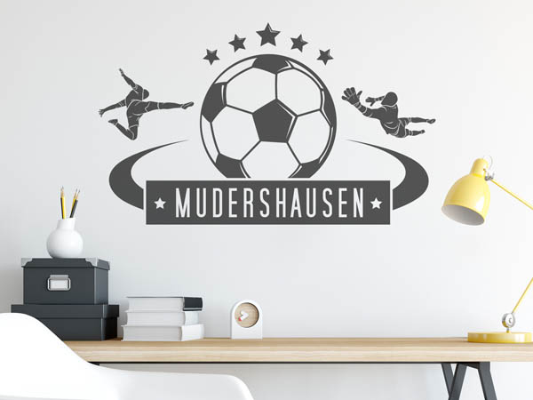 Wandtattoo Mudershausen Fußball