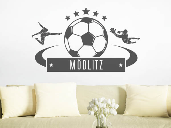 Wandtattoo Mödlitz Fußball
