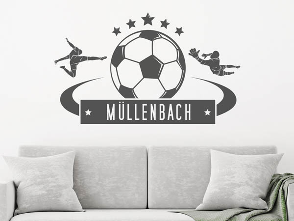 Wandtattoo Müllenbach Fußball