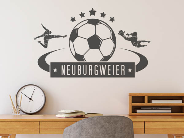 Wandtattoo Neuburgweier Fußball