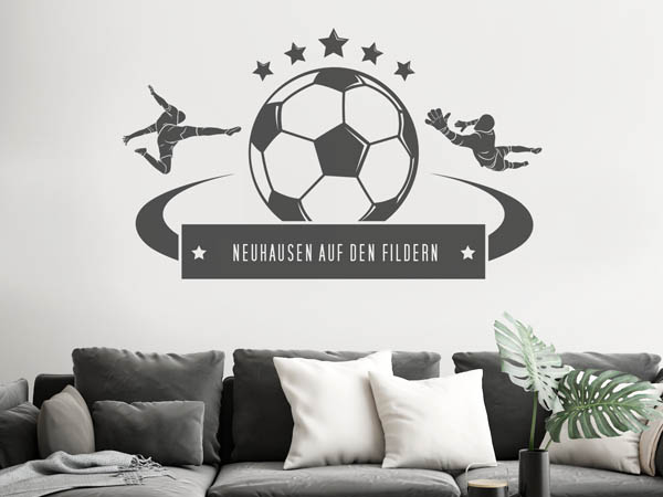 Wandtattoo Neuhausen auf den Fildern Fußball