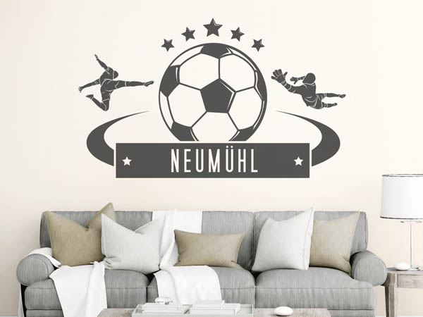 Wandtattoo Neumühl Fußball