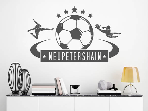 Wandtattoo Neupetershain Fußball