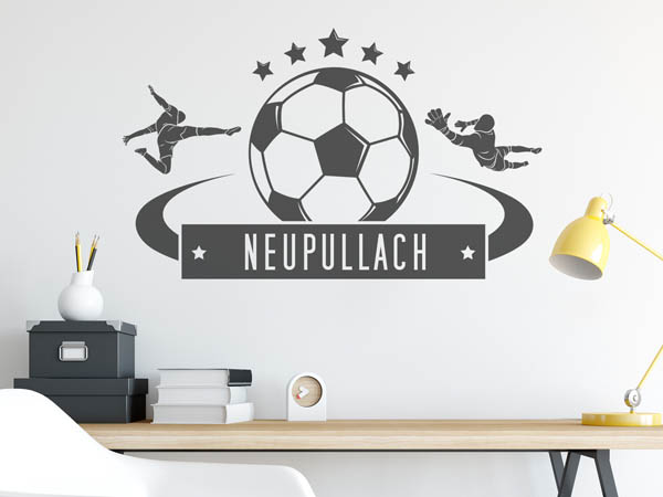 Wandtattoo Neupullach Fußball