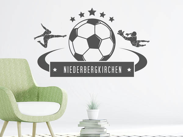 Wandtattoo Niederbergkirchen Fußball