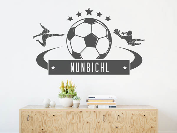 Wandtattoo Nunbichl Fußball