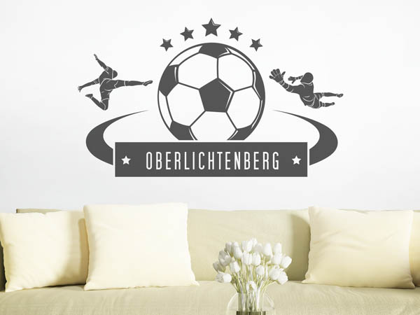 Wandtattoo Oberlichtenberg Fußball