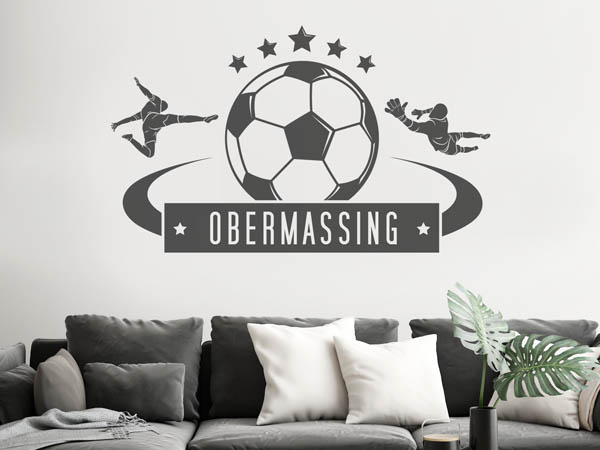 Wandtattoo Obermassing Fußball