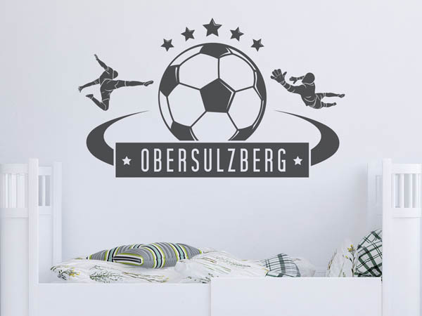 Wandtattoo Obersulzberg Fußball