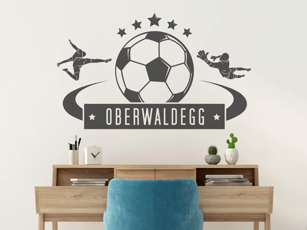 Wandtattoo Oberwaldegg Fußball