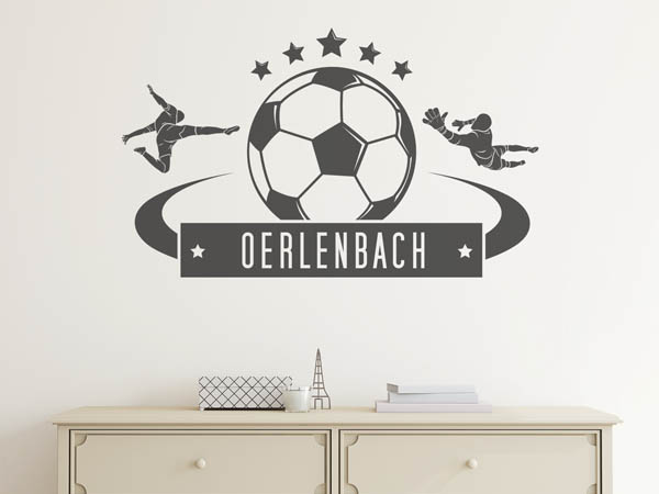 Wandtattoo Oerlenbach Fußball