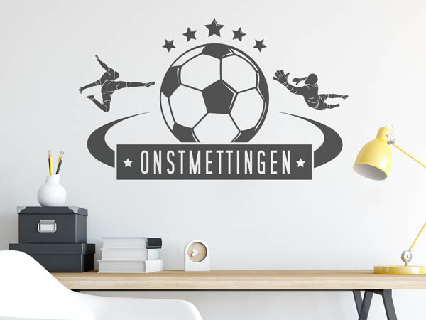 Wandtattoo Onstmettingen Fußball