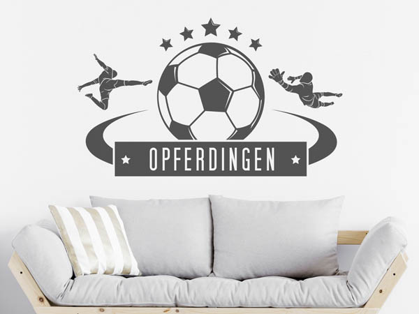 Wandtattoo Opferdingen Fußball