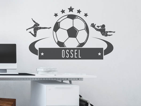 Wandtattoo Ossel Fußball