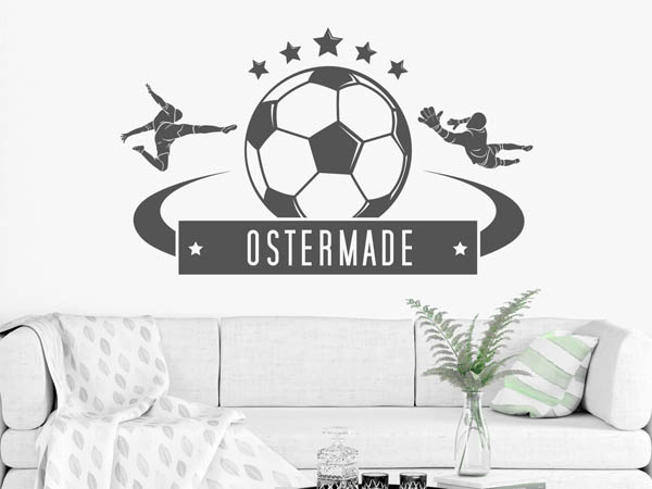 Wandtattoo Ostermade Fußball