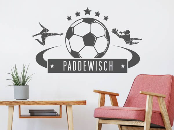 Wandtattoo Paddewisch Fußball